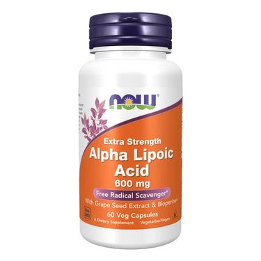 NOW Foods Alpha Lipoic Acid 600 mg 60 Veg Capsules