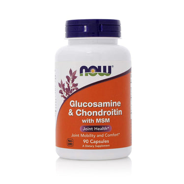 NOW Foods Glucosamine Chondroitin with MSM 90 Capsules - Protein District Lebanon