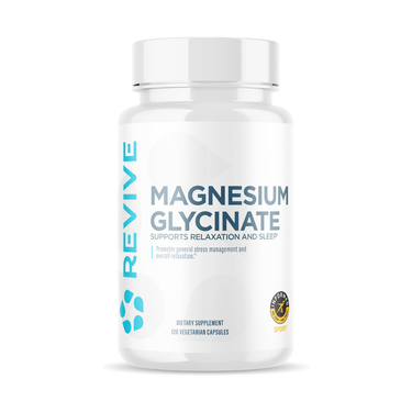 Revive Magnesium Glycinate 200 mg — 120 Vegetarian Capsules — original bottle — PROTEIN DISTRICT Lebanon