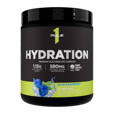 Rule 1 Electrolytes — Blue Razz — 40 serving product image | PROTEIN DISTRICT Lebanon