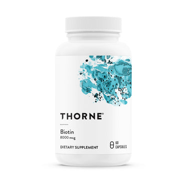 Thorne Biotin 8,000 mcg 60 Capsules - PROTEIN DISTRICT Lebanon
