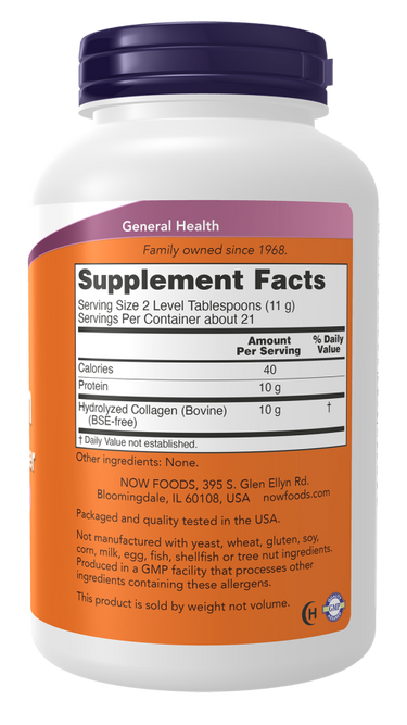 Now Collagen Peptides Powder