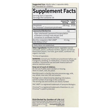 Garden Of Life Liposomal Berberine