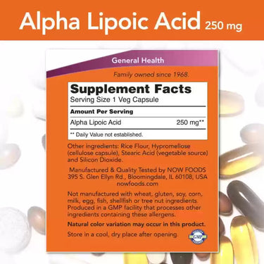NOW Foods ALA (Alpha Lipoic Acid)