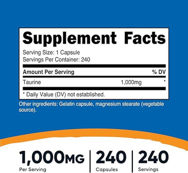 Nutricost Taurine