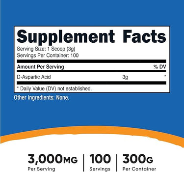 Nutricost D-Aspartic acid