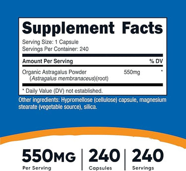 Nutricost Astragalus Root