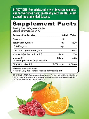 Nature's Truth Hair Skin and Nails Gummies