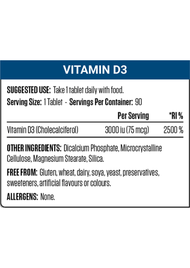 Applied Nutrition Vitamin D3