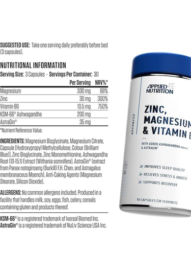 Applied Nutrition ZMA