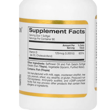 California Gold Nutrition, Vitamin D3