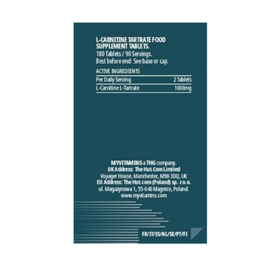 My Vitamins L-Carnitine Amino Acid