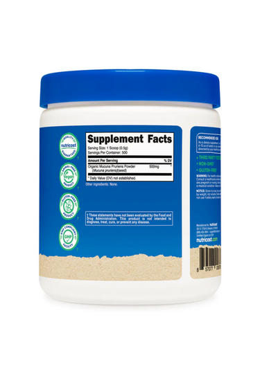 Nutricost Mucuna Pruriens Powder 500mg 500'