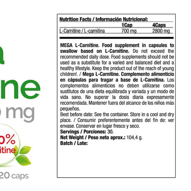 Quamtrax Mega L-Carnitine