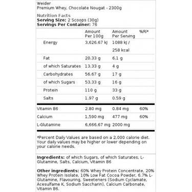 Weider Premium Whey