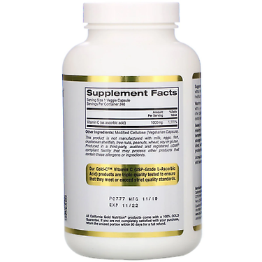 California Gold Nutrition Vitamin C